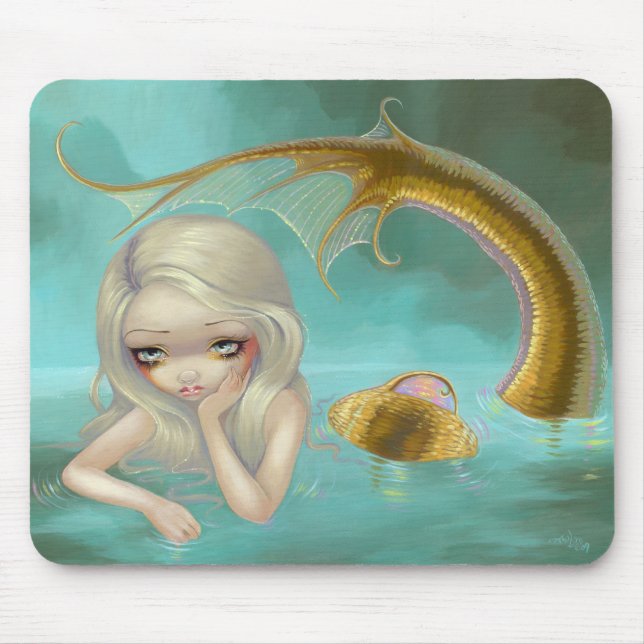 Alfombrilla De Ratón "Sirena de oro" Mousepad (Frente)