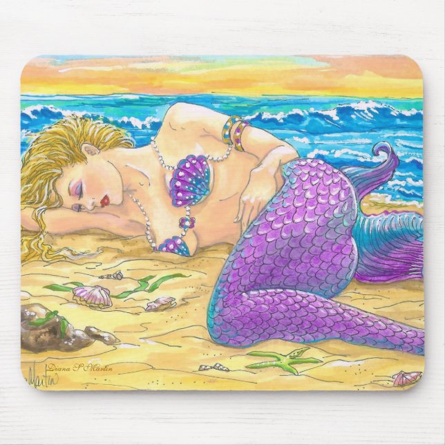 ALFOMBRILLA DE RATÓN SIRENA EL DORMIR (Frente)