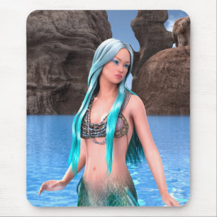 Alfombrilla De Ratón Sirena Fantasía