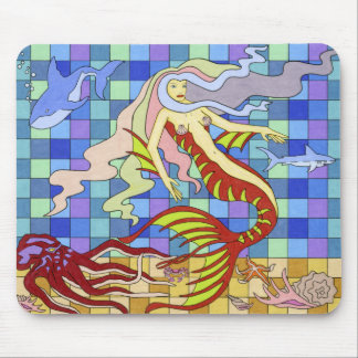 Alfombrilla De Ratón sirena femenina