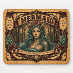Alfombrilla De Ratón Sirena, Monstruo de Circo Antiguo