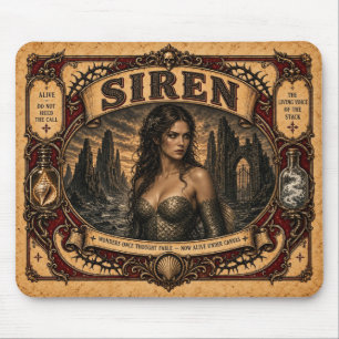 Alfombrilla De Ratón Sirena, Monstruo de Circo Antiguo