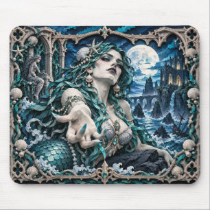 Alfombrilla De Ratón Sirena, Monstruo de Corte de Papel