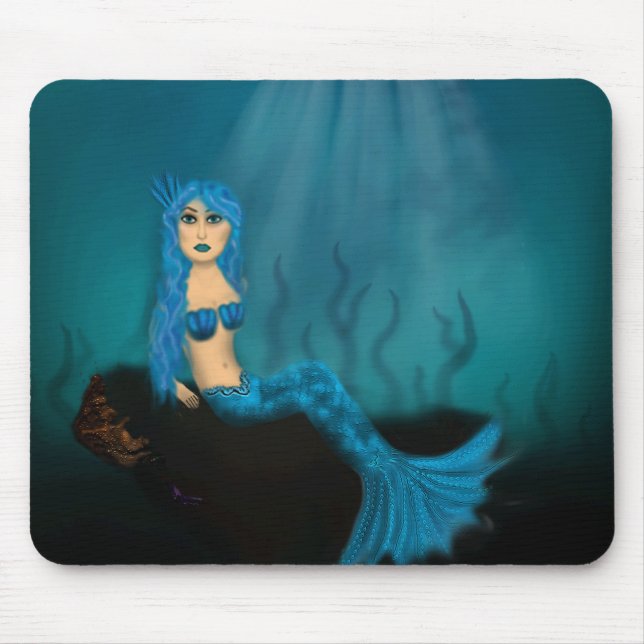 Alfombrilla De Ratón Sirena Mousepad (Frente)