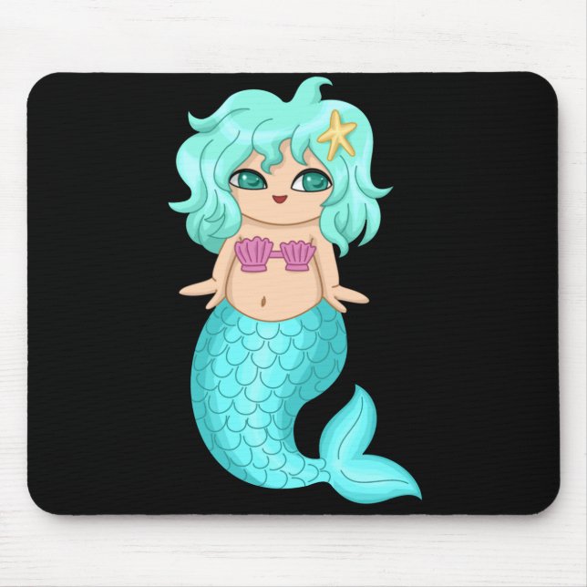 Alfombrilla De Ratón Sirena Mousepad (Frente)