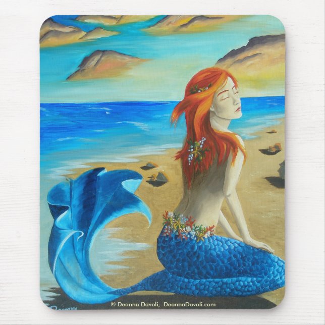 Alfombrilla De Ratón Sirena - Mousepad (Frente)