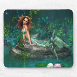 Alfombrilla De Ratón Sirena Mousepad de Adventurine