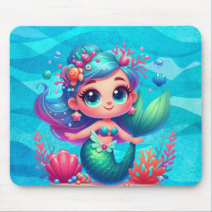 Alfombrilla De Ratón Sirena submarina