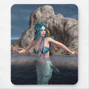 Alfombrilla De Ratón Sirena Ultramarina