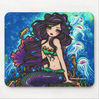 Alfombrilla De Ratón Sirena y medusas Mousepad de "Kathleen"