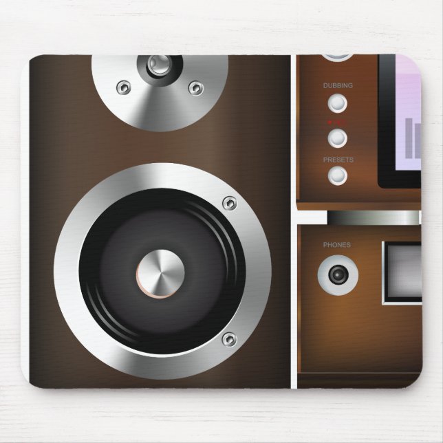 Alfombrilla De Ratón Sistema de reproductor de CD (Frente)