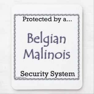 Alfombrilla De Ratón Sistema de seguridad belga de Malinois
