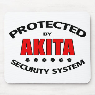 Alfombrilla De Ratón Sistema de seguridad de Akita