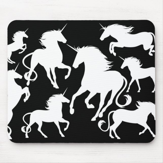Alfombrilla De Ratón sistema de unicornios (Frente)