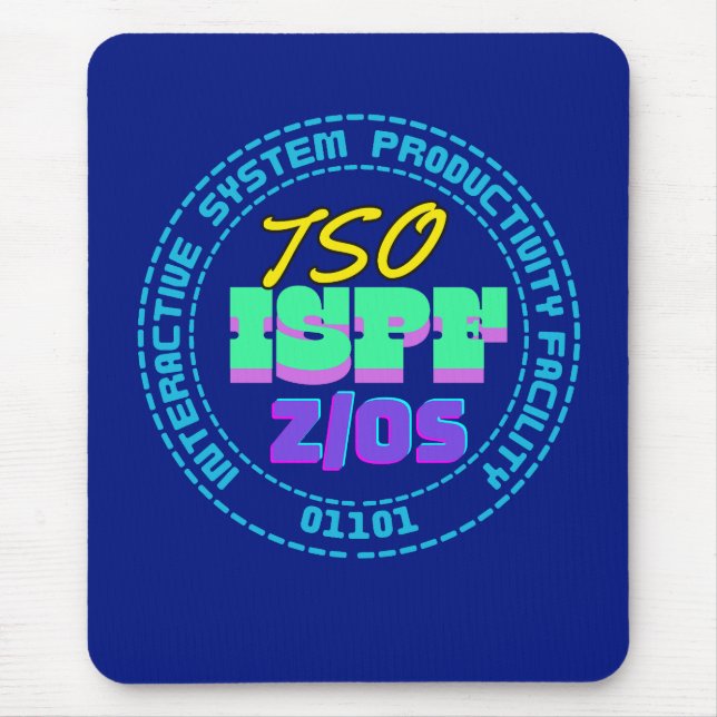 Alfombrilla De Ratón Sistema interactivo TSO-ISPF de mainframe (Frente)