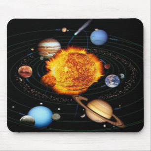 Alfombrilla De Ratón sistema solar