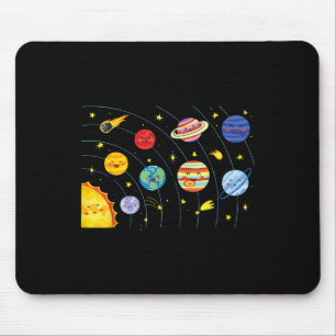 Alfombrilla De Ratón Sistema solar planetas ciencia espacial niños Chic