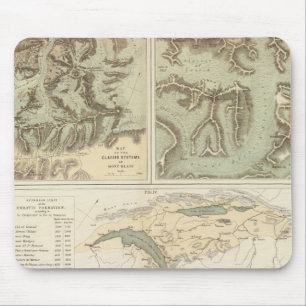 Alfombrilla De Ratón Sistemas de glaciares de los Alpes