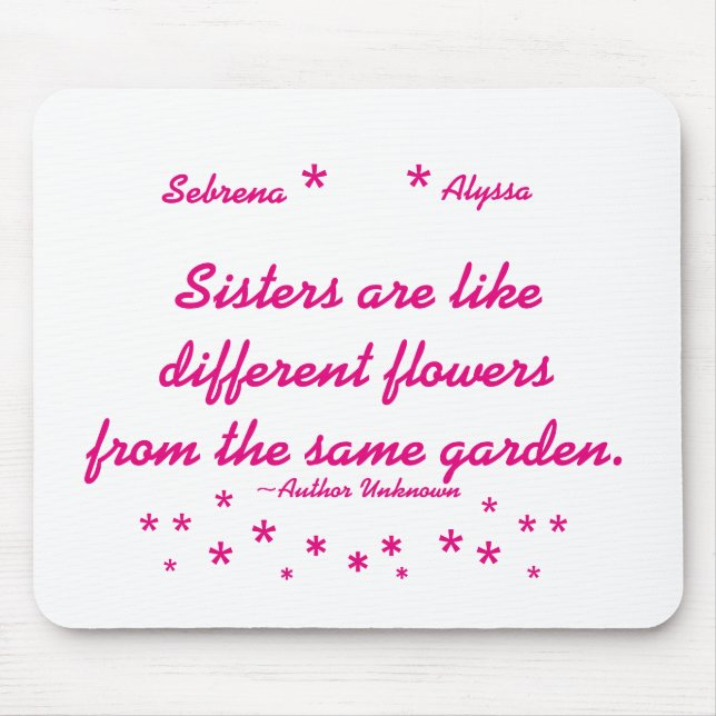Alfombrilla De Ratón Sister Mousepad (Frente)