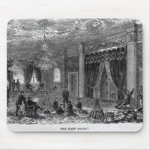 Alfombrilla De Ratón Sitio del este de la Casa Blanca durante el civil