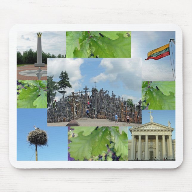 Alfombrilla De Ratón Sitios lituanos (Frente)