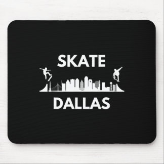 Alfombrilla De Ratón Skate Dallas Tx Skateboarding Fans Dallas Skyline 