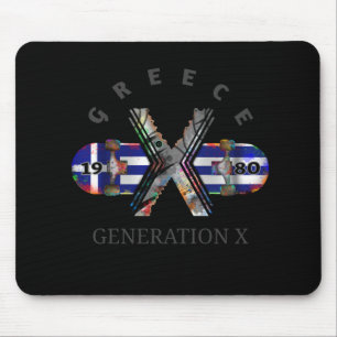 Alfombrilla De Ratón Skateboard Generation X Greece de los años 1980