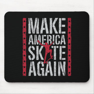 Alfombrilla De Ratón Skateboard Make America Skate Again Funny Skateboa