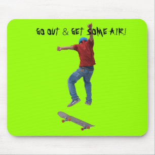 Alfombrilla De Ratón Skateboarder consigue algo de Air Action Street Ku