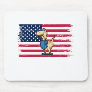 Alfombrilla De Ratón Skateboarding Skater Skater Board Bandera American