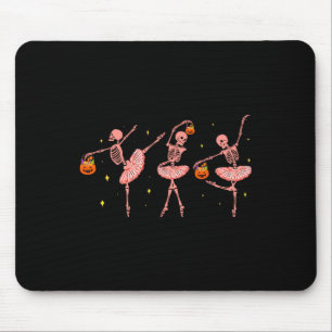 Alfombrilla De Ratón Skeleton Ballerina Halloween bailarina Jack O Lant