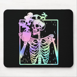 Alfombrilla De Ratón Skeleton Café Consumidor Mujeres hombres Costú Hal