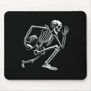 Alfombrilla De Ratón Skeleton de fútbol de Halloween