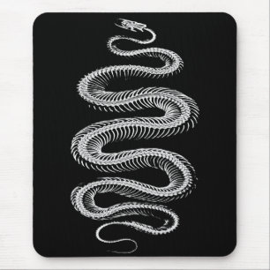 Alfombrilla De Ratón Skeleton de serpiente deslizante
