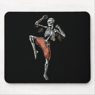 Alfombrilla De Ratón Skeleton Muay Thai Boxing Karate Kickboxing Martia