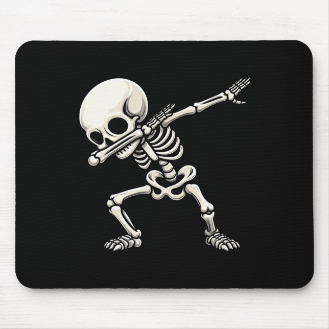 Alfombrilla De Ratón Skeleton Niños Hombres Halloween divertido (Frente)