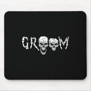 Alfombrilla De Ratón - Skeleton Skull Halloween Boda Bachelet