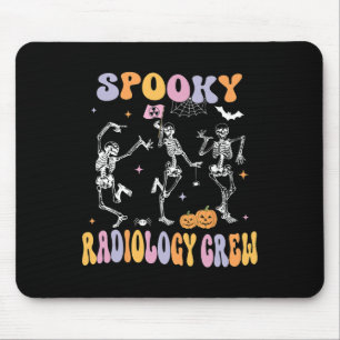 Alfombrilla De Ratón Skeleton Spooky Radiology Crew X-ray Tech Hallowee