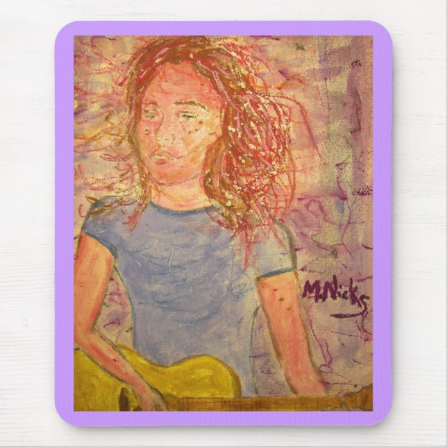 Alfombrilla De Ratón sketch de arena acústica (Frente)