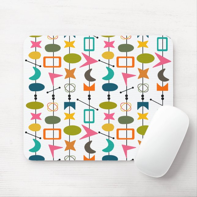 Alfombrilla De Ratón Skewers modernos de mediados del siglo (Con ratón)