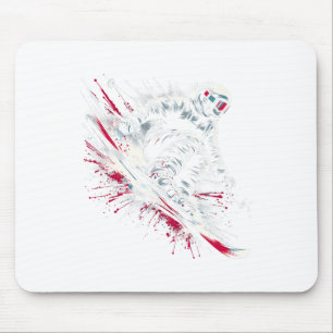 Alfombrilla De Ratón Ski Freestyle Esquí Freeski Winter Extreme Sports