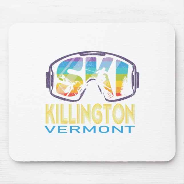 Alfombrilla De Ratón Ski Killington Vermont (Frente)