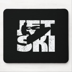 Alfombrilla De Ratón Ski Retro Vintage Jet Ski Náutica Deportes Ski