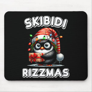 Alfombrilla De Ratón Skibidi Rizzmas Divertido Gen Alpha Argot Navidad 