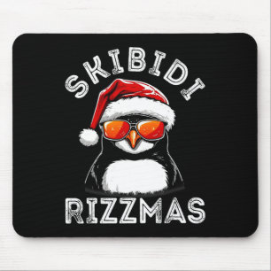 Alfombrilla De Ratón Skibidi Rizzmas Gen Alpha jerga divertida Navidad 