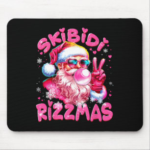 Alfombrilla De Ratón Skibidi Rizzmas Navidades Santa Claus Merry Mas Si