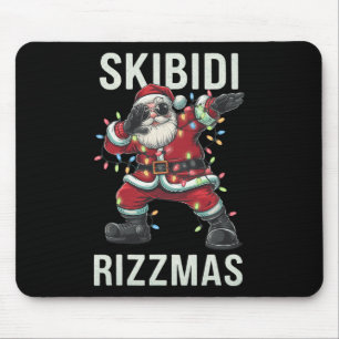 Alfombrilla De Ratón Skibidi Rizzmas Navidades Santa Claus Merry Rizz M