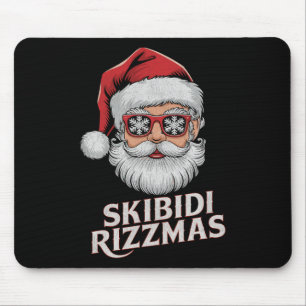 Alfombrilla De Ratón Skibidi Rizzmas Navidades Santa Claus Merry Rizz M
