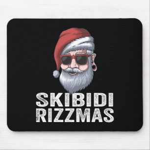 Alfombrilla De Ratón Skibidi Rizzmas Navidades Santa Merry Rizz Mas Xma