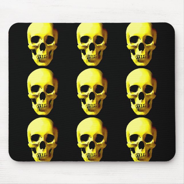 Alfombrilla De Ratón Skull Artwork Mousepad (Frente)